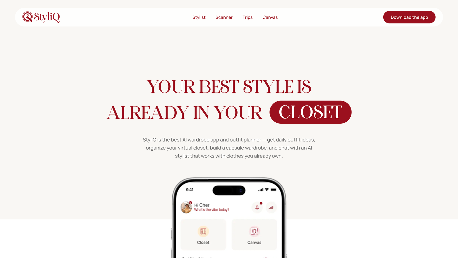 Styliq Ai mobile application and website built by lumica labs
